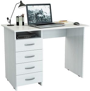 Компьютерный стол Милан белый