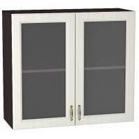 Шкаф верхний с 2-мя остекленными дверцами Виктория 800 (В800 + Ф-55)