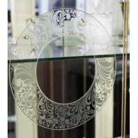Шкаф 2-х дверный Версаль узорчатое стекло