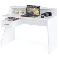 Белый компьютерный стол для дома