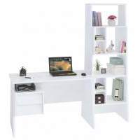 Письменный стол со стеллажом белый КСТ-115+СТ-11