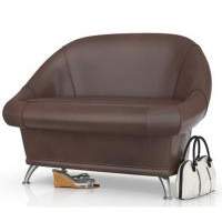 Большая банкетка диван для прихожей, 6-5154 Орион темно-коричневый