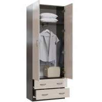 Двухдверный распашной шкаф с ящиками Мэри МК-3 для одежды