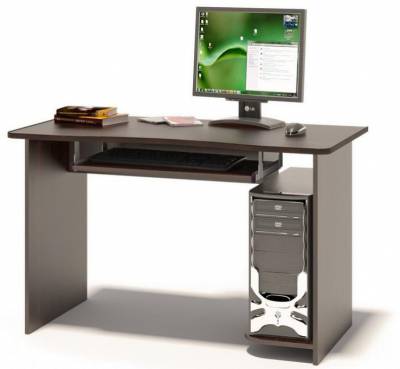 Компьютерный стол КСТ-04В венге, столы для дома и офиса